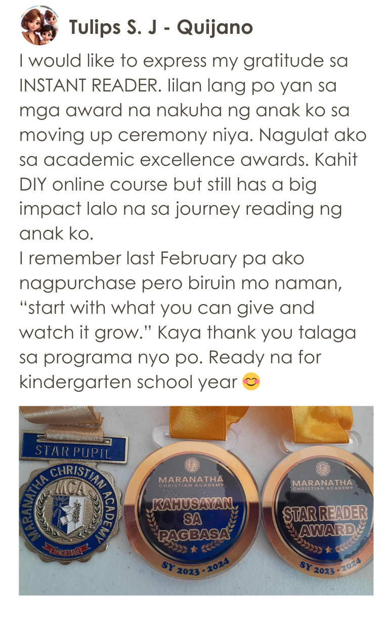 Testimonial Screenshot